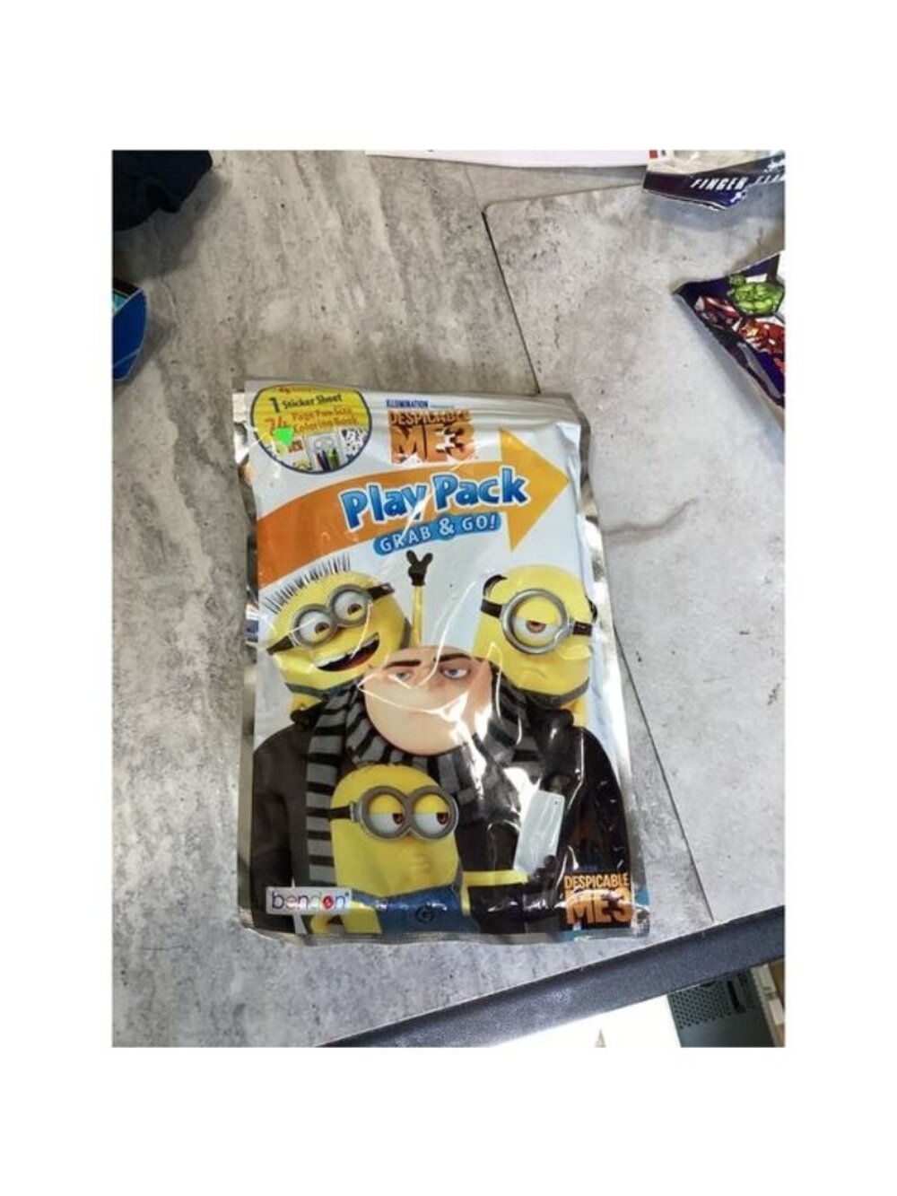 Bendon Illumination Despicable Me 3 - Grab and Go Play Pack Coloring Book